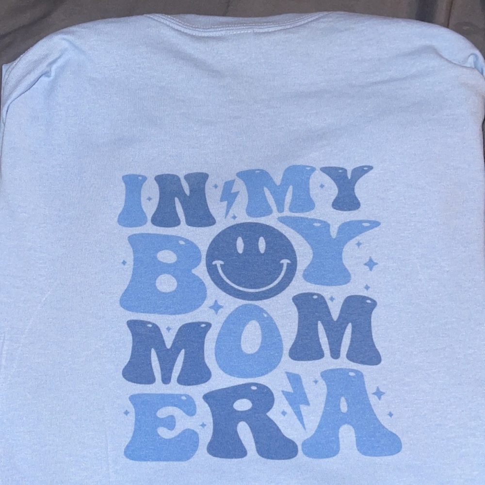 New “In My Boy Mom Era” T-shirt